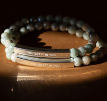 Load image into Gallery viewer, ••NEW•• YOU GOT IT IN YOU🖤 Mindset Mantra Bracelet
