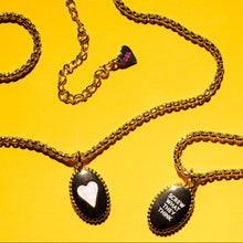 Load image into Gallery viewer, SCREW WHAT THEY THINK 🖤 MANTRA NECKLACE
