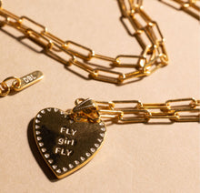 Load image into Gallery viewer, **NEW** FLY girl FLY (FLY - Forever Love Yourself) ⫸ DBL MANTRA NECKLACE
