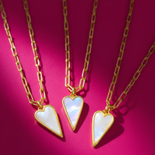 Load image into Gallery viewer, PEARL &amp; BLACK ONYX 🖤DOUBLE SIDED🖤GOLD
