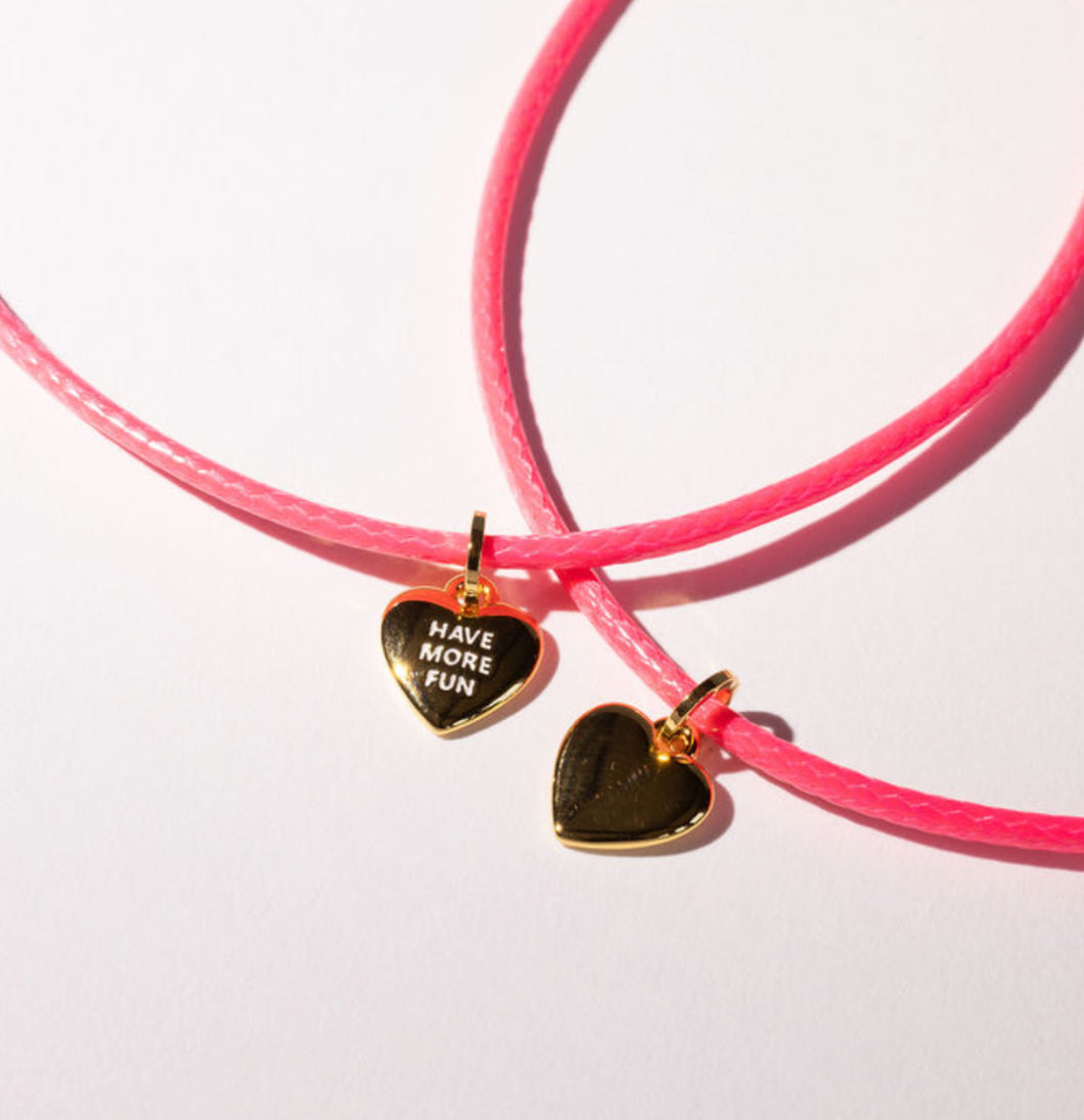••COMING SOON•• HAVE MORE FUN 💕PINK heart CHOKER