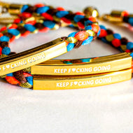 KEEP F🩷CKING GOING🩷MANTRA BRACELET