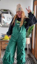 Load image into Gallery viewer, KRISTAS CLOSET 🩷FREE PEOPLE GREEN OVERALLS (XS)save $110
