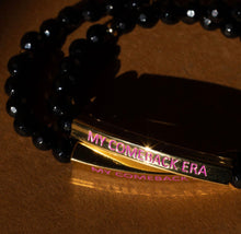 Load image into Gallery viewer, ••NEW••MY COMEBACK ERA🖤Mindset Mantra Bracelet
