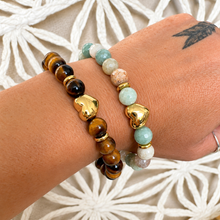 Load image into Gallery viewer, ••NEW•• HAPPY HEART 🖤 GEMSTONE LAYERING BRACLETES
