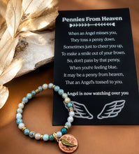 Load image into Gallery viewer, **NEW**  PENNIES FROM HEAVEN 🪽 OCEAN AMAZONITE
