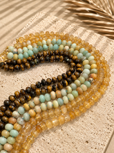 Load image into Gallery viewer, ••NEW•• TIGERS EYE ✨COOL GIRL GEMSTONE NECKLACE
