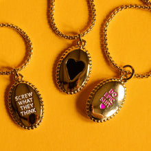 Load image into Gallery viewer, LIVE MORE 🖤WORRY LESS 🖤MANTRA NECKLACE
