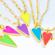 Load image into Gallery viewer, HAPPY HEART♥ NECKLACE ♥ GOLD
