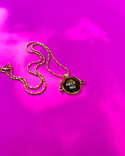 Load image into Gallery viewer, 2 in 1 ❤️ SPINNING❤️CLARITY COIN NECKLACE

