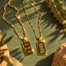 Load image into Gallery viewer, ••NEW•• 11:11  double sided ✨MANIFESTING MANTRA NECKLACE ✨ ✨
