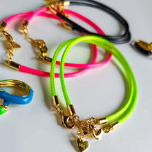 Load image into Gallery viewer, MOOD BOOSTING 🌈CORD ANKLETS 🩷💚💜
