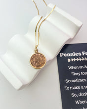 Load image into Gallery viewer, PENNIES FROM HEAVEN &amp; LUCKY PENNY NECKLACE 🖤
