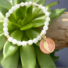 Load image into Gallery viewer, PENNIES FROM HEAVEN 🪽•Angelic Moonstone Bracelet
