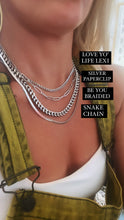 Load image into Gallery viewer, **NEW** SELF LOVE⫸ SILVER ⛓️LAYERS OF YOU ⫸ Layering chains

