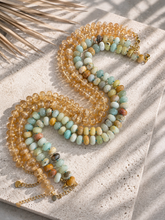 Load image into Gallery viewer, ••NEW•• AMAZONITE  BEADED CHAIN 🐚
