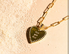 Load image into Gallery viewer, **NEW** FLY girl FLY (FLY - Forever Love Yourself) ⫸ DBL MANTRA NECKLACE
