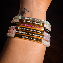Load image into Gallery viewer, ••NEW•• YOU GOT IT IN YOU🖤 Mindset Mantra Bracelet
