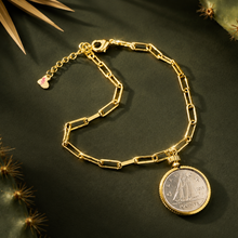 Load image into Gallery viewer, ••NEW•• DIMES FROM HEAVEN✨ GOLD💛PAPERCLIP✨ BRACELET
