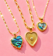 Load image into Gallery viewer, ••NEW•• ABALONE SHELL 🐚 HEART NECKLACE
