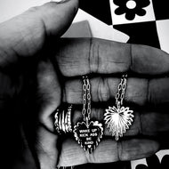 $80 OFF🩷WAKE UP-KICK ASS-BE KIND 🖤 MANTRA NECKLACE