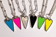 SILVER🌈HAPPY HEARTS 💖💚💙💛 DOUBLE SIDED⚡️2 COLORS IN 1