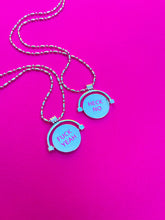 Load image into Gallery viewer, 2 in 1 ❤️ SPINNING❤️CLARITY COIN NECKLACE
