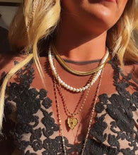 Load image into Gallery viewer, F🖤CK BEING PERFECT ••MANTRA NECKLACE (double sided)
