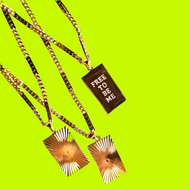 FREE TO BE ME ⫸ SUNBURST ⫸DOUBLE SIDED ⫸DBL MANTRA NECKLACE
