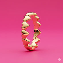 Load image into Gallery viewer, **last one**BE LOVE 🖤STACKABLE 🖤 RING(SILVER SIZE 6)
