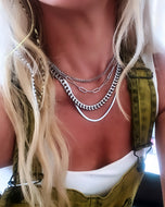 **NEW** SELF LOVE⫸ SILVER ⛓️LAYERS OF YOU ⫸ Layering chains