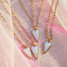 Load image into Gallery viewer, PEARL &amp; BLACK ONYX 🖤DOUBLE SIDED🖤GOLD
