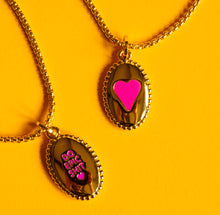 Load image into Gallery viewer, YOUR EPIC PINK 🩷 HEART 🩷 DBL Double Sided  Necklace
