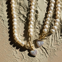 Load image into Gallery viewer, DBL PRETTY GIRL ⫸ PEARL HEART CHOKER
