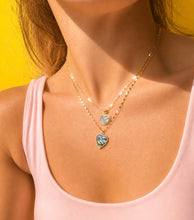 Load image into Gallery viewer, ••NEW•• ABALONE SHELL 🐚 HEART NECKLACE
