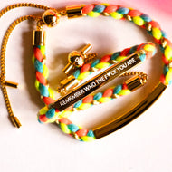 REMEMBER WHO THE F🩷CK YOU ARE •• MANTRA BRACELET