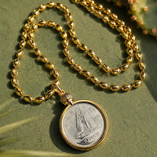 Load image into Gallery viewer, ••NEW•• DIMES FROM HEAVEN NECKLACE (gold &amp; silver)
