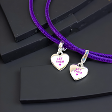 Load image into Gallery viewer, MOOD BOOSTING💚💜COLORFUL CHOKER💚💜(PURPLE &amp; GREEN) **build your own**
