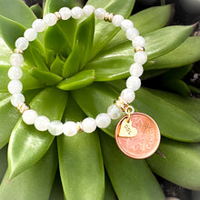 Load image into Gallery viewer, THE LUCKY PENNY •Opal Moonstone Bracelet
