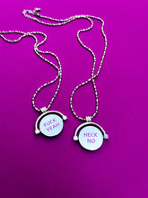 Load image into Gallery viewer, 2 in 1 ❤️ SPINNING❤️CLARITY COIN NECKLACE
