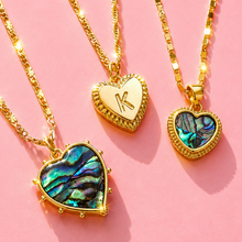 Load image into Gallery viewer, ••NEW•• ABALONE SHELL 🐚 HEART NECKLACE
