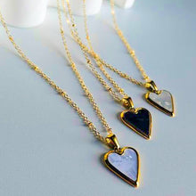 Load image into Gallery viewer, DBL OG• WILD HEART ⫸ NECKLACE (BLACK or PEARL)
