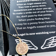 PENNIES FROM HEAVEN & LUCKY PENNY NECKLACE 🖤