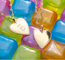 Load image into Gallery viewer, **NEW ** FLY girl FLY (FLY - Forever Love Yourself) ⫸HEART ⫸ DBL MANTRA NECKLACE
