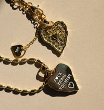 Load image into Gallery viewer, F🩷CK BEING PERFECT 🩷MANTRA NECKLACE
