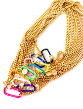 Load image into Gallery viewer, **NEW** SPLASH OF COLOR  🌈 CARABINER CHAINS ⛓️
