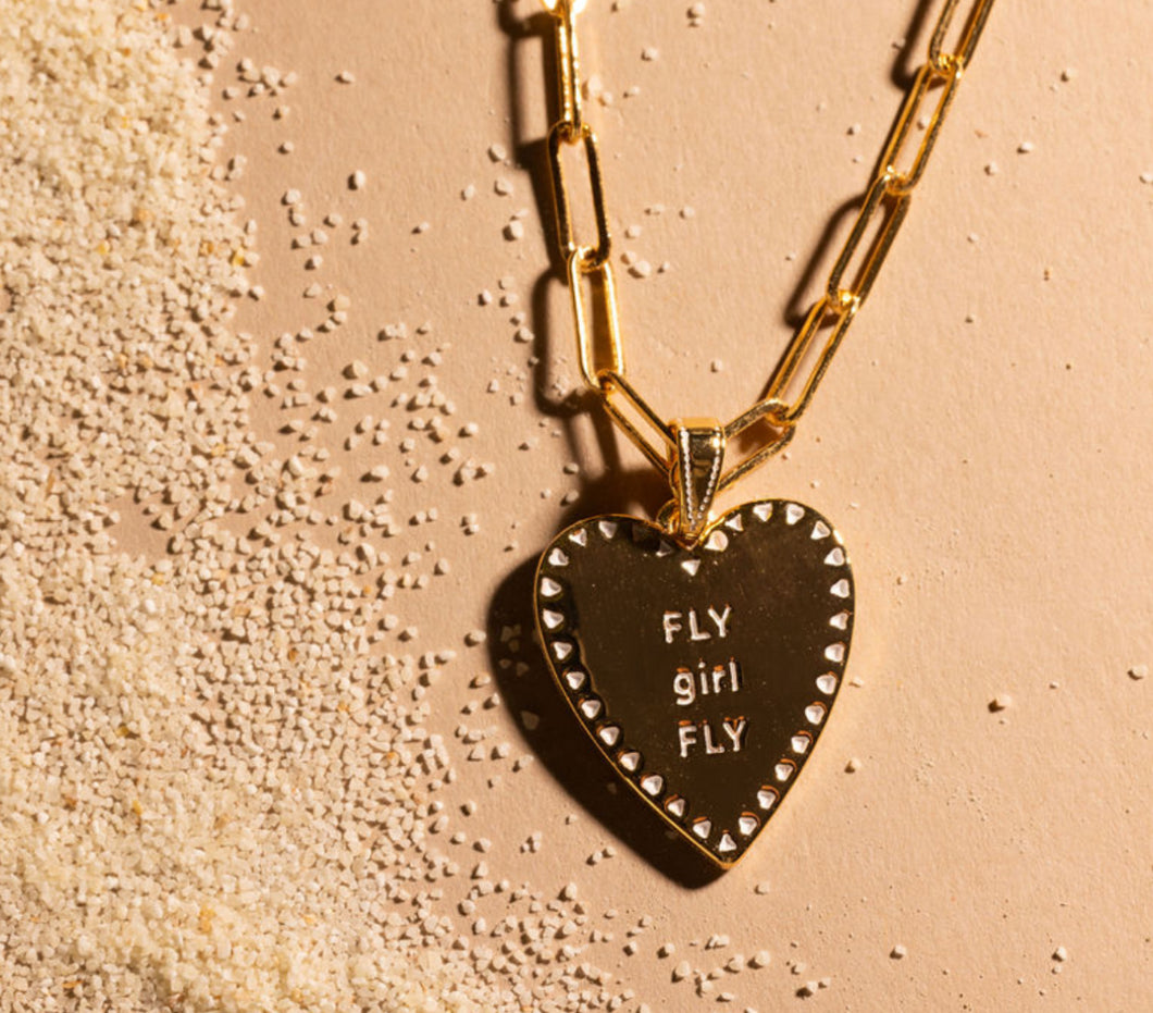 FLY girl FLY (FLY - Forever Love Yourself) ⫸ DBL MANTRA NECKLACE