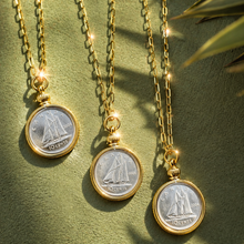 Load image into Gallery viewer, ••NEW•• DIMES FROM HEAVEN NECKLACE ♥  (gold &amp; silver)
