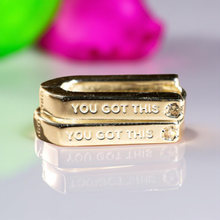 Load image into Gallery viewer, 🔥last one🔥YOU GOT THIS 💫SILVER HOOP EARRINGS
