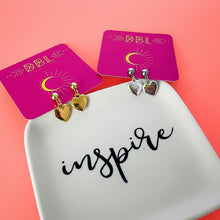 Load image into Gallery viewer, 🔥30% OFF🔥HEART HOOPS &amp; STUDS ♥ GOLD &amp; SILVER
